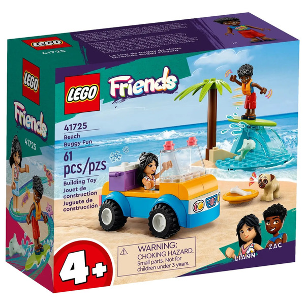 Блоковий конструктор LEGO Friends Розваги на пляжному кабріолеті (41725)