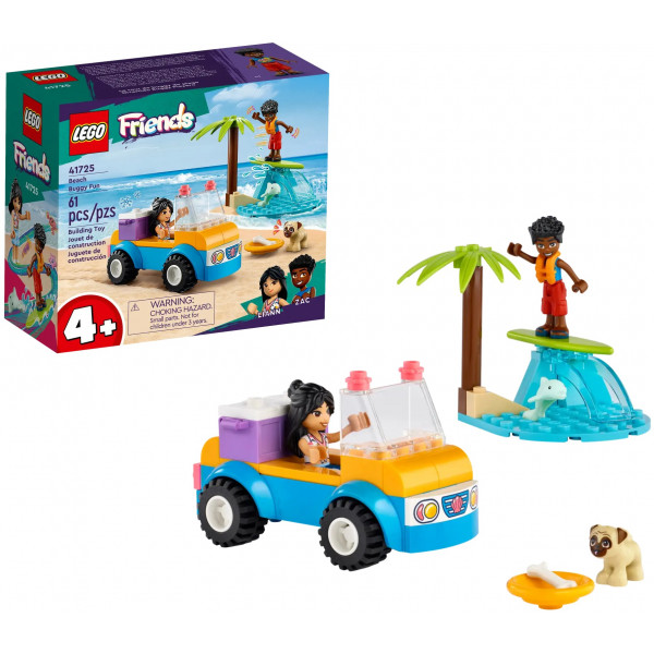 Блоковий конструктор LEGO Friends Розваги на пляжному кабріолеті (41725)