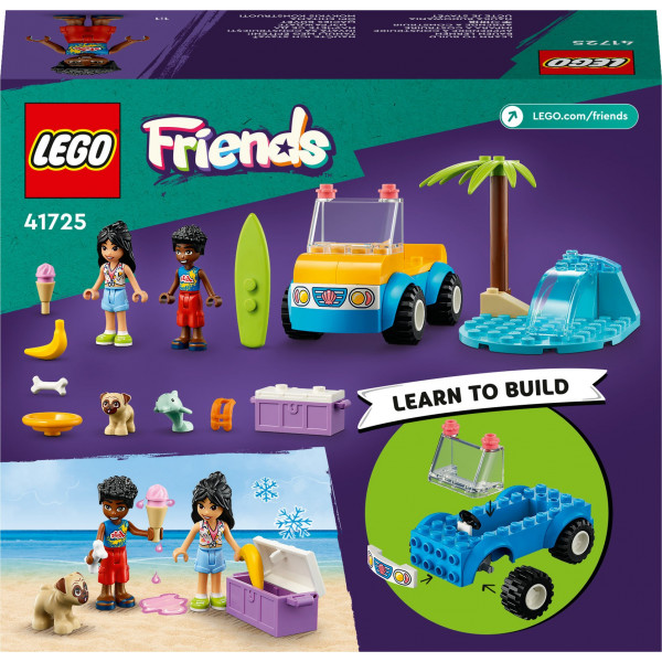 Блоковий конструктор LEGO Friends Розваги на пляжному кабріолеті (41725)