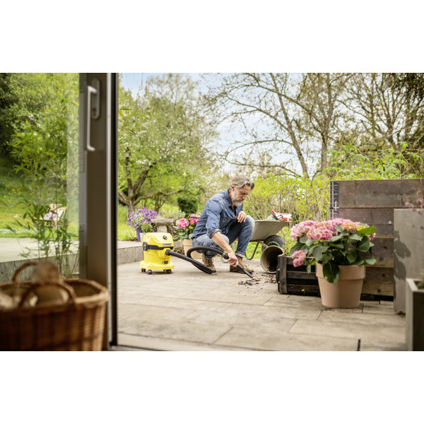 Karcher Пылесос WD 2-18 хозяйский, аккумуляторный, 12л, 18В, без АКБ и ЗУ