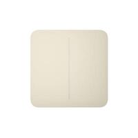 Кнопка для двоклавішного вимикача Ajax SoloButton 2-gang for LightSwitch, Jeweler, ivory (000029832)