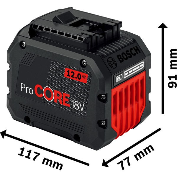 Акумулятор Bosch ProCORE18V, 18 В, 12 Аг (1.600.A01.6GU)