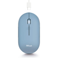 Trust Мышь Puck Rechargeable Ultra-Thin BT WL Silent Blue