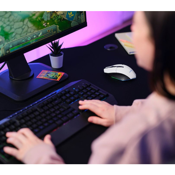 Миша Trust GXT 110 FELOX WL White 25069_TRUST