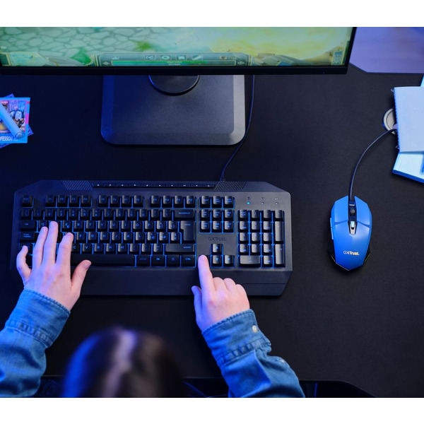 Миша Trust GXT 109 FELOX RGB Blue 25067_TRUST