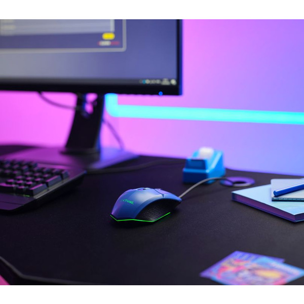 Миша Trust GXT 109 FELOX RGB Blue 25067_TRUST