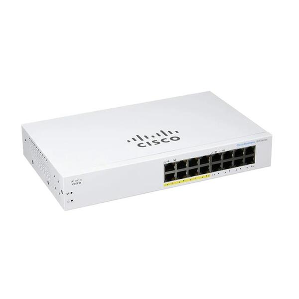Комутатор Cisco CBS110 Unmanaged 16-port GE, Partial PoE