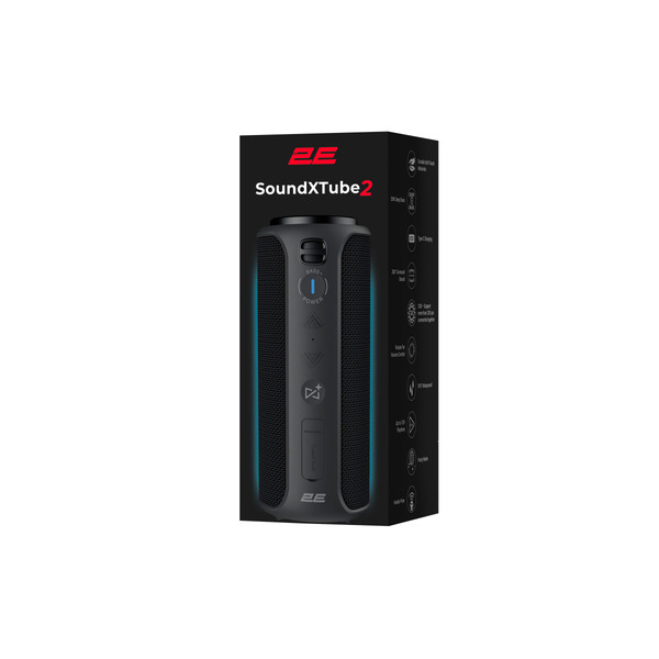 Портативна колонка 2E SoundXTube 2 Black