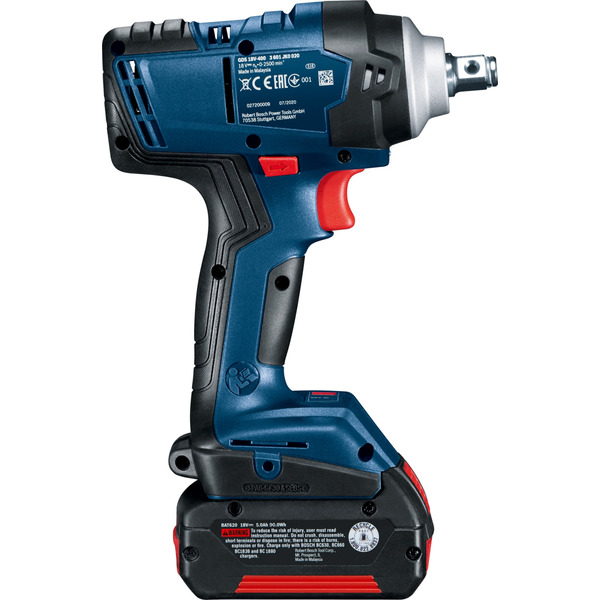 Гайковерт Bosch Professional GDS 18V-400, 2*18 В GBA 5 Аг (0.601.9K0.020)