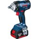 Bosch Гайковерт Professional GDS 18V-400 аккум, 2* 18 В GBA 5 Ач, 400 Нм, 0-2500 об/мин, ЗУ GAL 18V-40, кейс, зажим квадрат, 1.87 кг