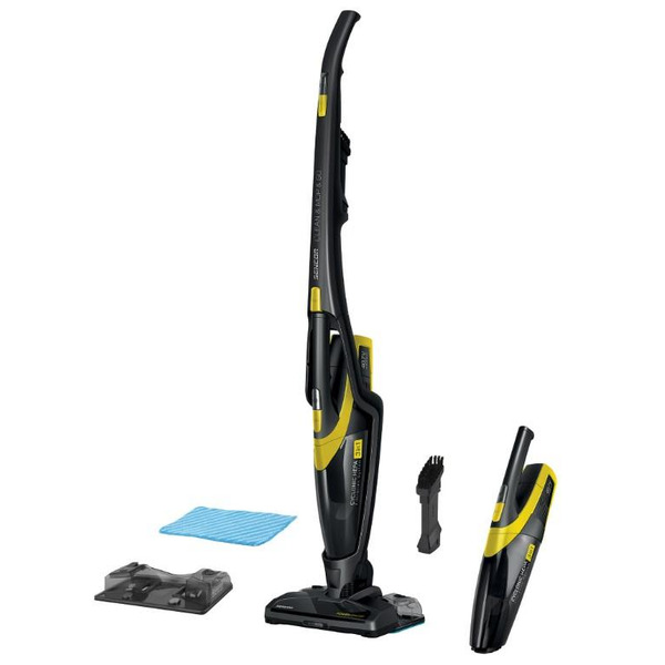 Пылесос Sencor  беспроводный, влажная уборка, конт пыль -0,5л, автон. раб. до 85мин, НЕРА, черно-желтый