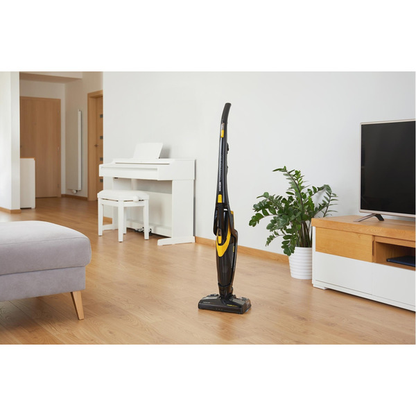 Пылесос Sencor  беспроводный, влажная уборка, конт пыль -0,5л, автон. раб. до 85мин, НЕРА, черно-желтый