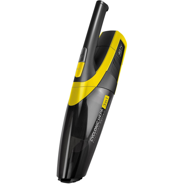 Пылесос Sencor  беспроводный, влажная уборка, конт пыль -0,5л, автон. раб. до 85мин, НЕРА, черно-желтый