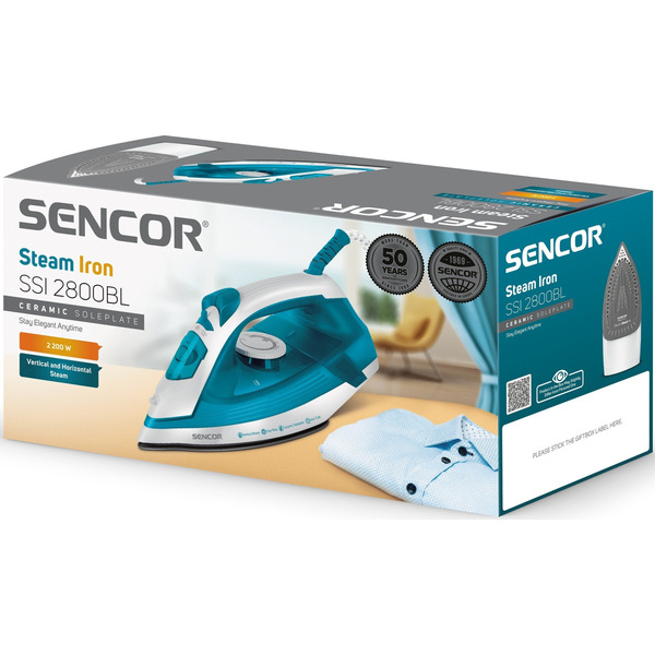 Праска з парою Sencor SSI 2800BL