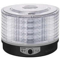Сушка для продуктов Sencor SFD3109BK, 250Вт, 9 под, выс 1,3см, диам 33 см, рег. темп, черный