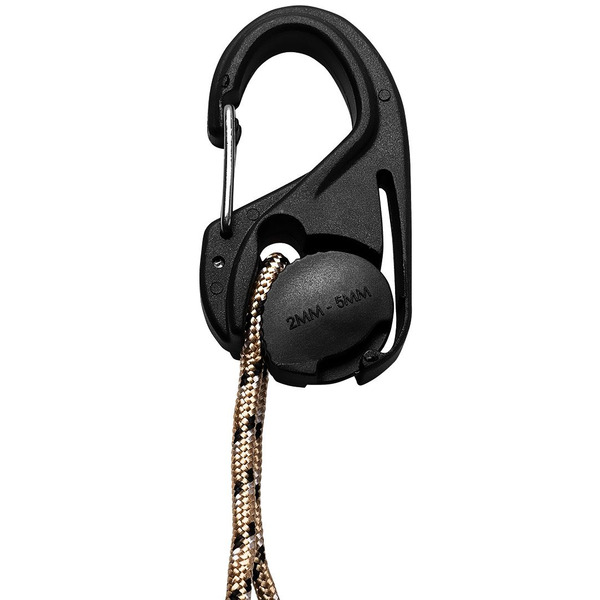 Паракордовий шнур з карабіном Neo Tools, 3.7мм х 1.5м, 2 карабіна (63-155)