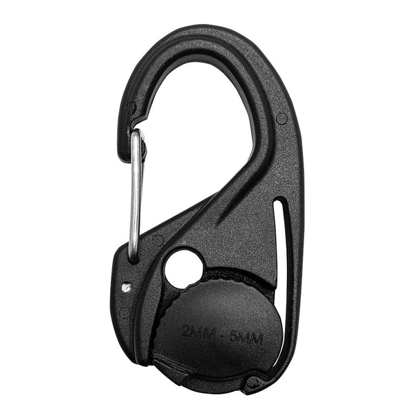 Паракордовий шнур з карабіном Neo Tools, 3.7мм х 1.5м, 2 карабіна (63-155)