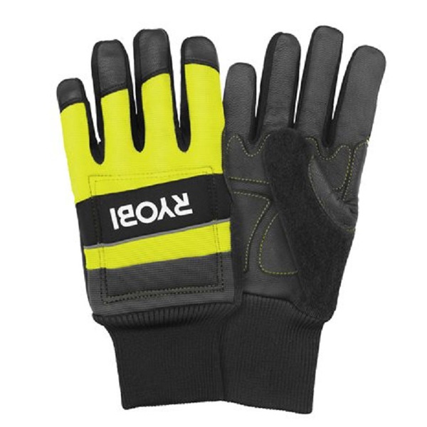 Перчатки для роботи з ланцюговою пилкою Ryobi RAC258M, вологозахист, нар. XL (5132005712)