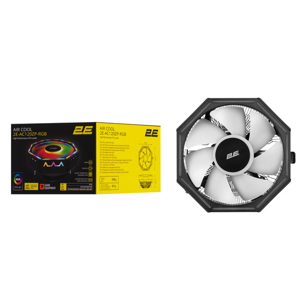 Процесорний кулер 2E GAMING AIR COOL AC120ZP-RGB (2E-AC120ZP-RGB)