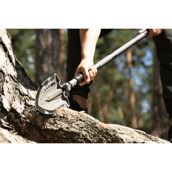 2E Tactical Лопата-мультитул тактическая Mahura Steel Gray разборная, 23в1, с сумкой в комплекте, 107 см макс., 1.5 кг