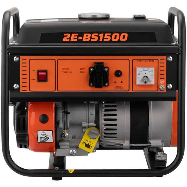 Генератор бензиновий 2E 220В, 50 Гц, 1 кВт (2E-BS1500)