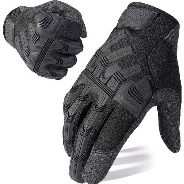 Рукавиці тактичні 2E, Full Touch, XL, чорні