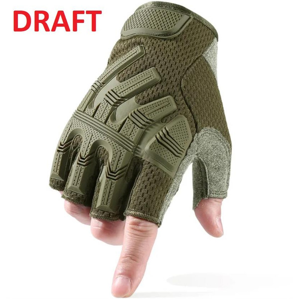 Рукавички тактичні 2E, безпалі XL, зелені (2E-TACTGLOSUM-XL-OG)