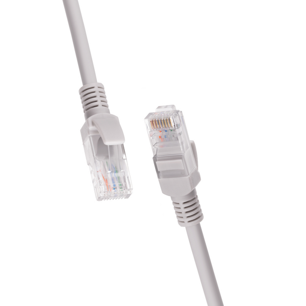 Патч-корд 2E САТ 5e, UTP, 5м, 26AWG, RJ45, 7/0.16, Cu, LSZH, Grey (2E-PC5ECU-5LSZH-GRY)