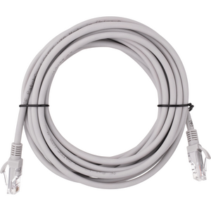 Патч-корд 2E САТ 5e, UTP, 5м, 26AWG, RJ45, 7/0.16, Cu, LSZH, Grey (2E-PC5ECU-5LSZH-GRY)