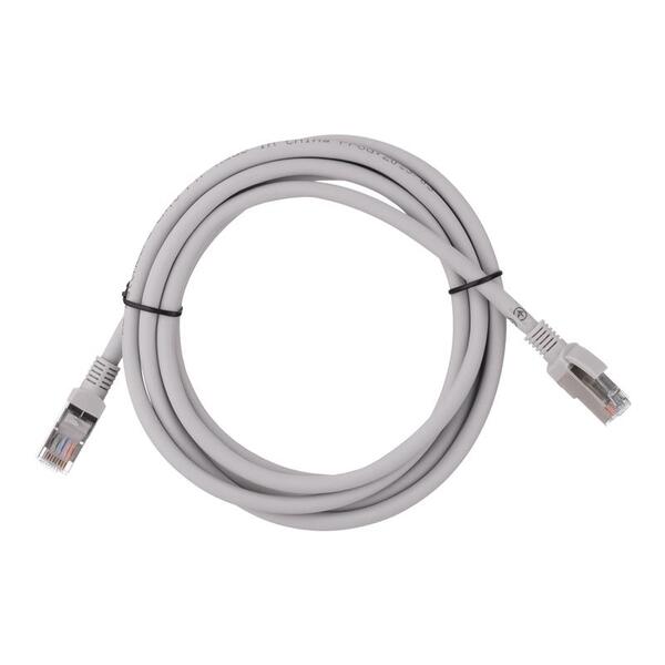 Патч-корд 2E САТ 5e, FTP, 3м, 26AWG, RJ45, 7/0.16, Cu, LSZH, Grey (2E-PC5ECU-FTP3LSZH-GRY)