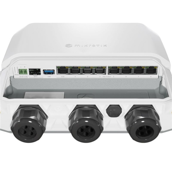 Бездротовий маршрутизатор (роутер) MikroTik RB5009UPr+S+OUT