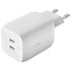 Belkin Зарядное устройство сетевое 65Вт 2хUSB-С GAN PD PPS, белый