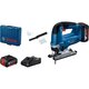Лобзик Bosch GST 185-LI, акумуляторний 18В, 2х4А•год, 3500об•хв (0.601.5B3.024)