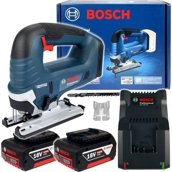 Лобзик Bosch GST 185-LI, акумуляторний 18В, 2х4А•год, 3500об•хв (0.601.5B3.024)