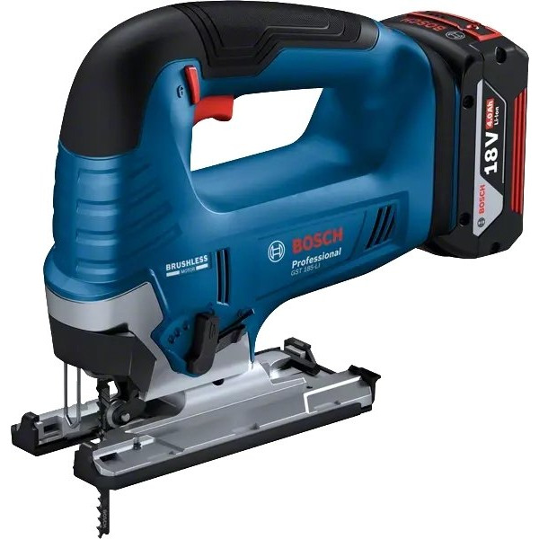 Лобзик Bosch GST 185-LI, акумуляторний 18В, 2х4А•год, 3500об•хв (0.601.5B3.024)