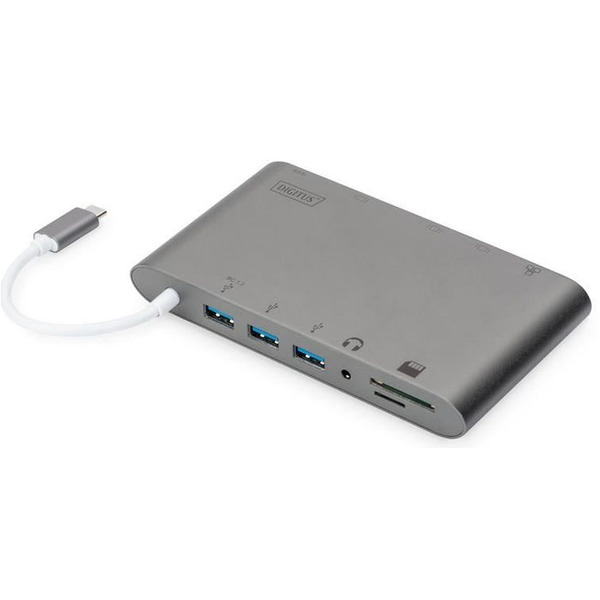 Док-станція для ноутбука Digitus USB-C 11-port Universal Docking Station (DA-70875)