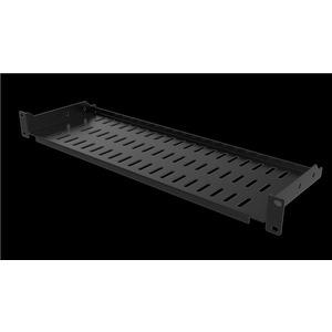 Полиця MIRSAN 10", 1U, консольна, глибина 150 мм, чорна