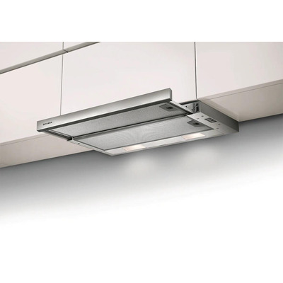 Витяжка Faber телескоп, 60см, 518м3ч, Flexa Ng Glass Bk A60, чорний