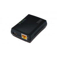 Принт-сервер DIGITUS Fast Ethernet, NAS, 1xRJ45, 1xUSB A 2.0 (DN-13020)