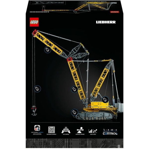 Блоковий конструктор LEGO Technic Гусеничний підйомний кран Liebherr LR 13000 (42146)