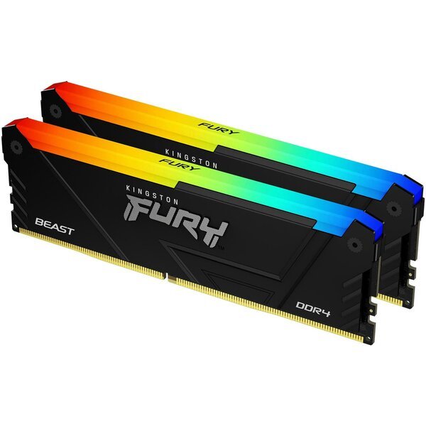 Оперативна пам'ять Kingston Fury Beast RGB KF432C16BB12AK2/32