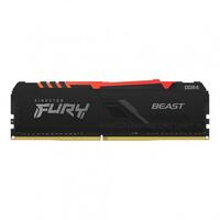 Память ПК Kingston DDR4  8GB 3200 FURY Beast RGB