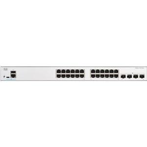 Комутатор Cisco Catalyst 1300 24-port GE, PoE, 4x1G SFP