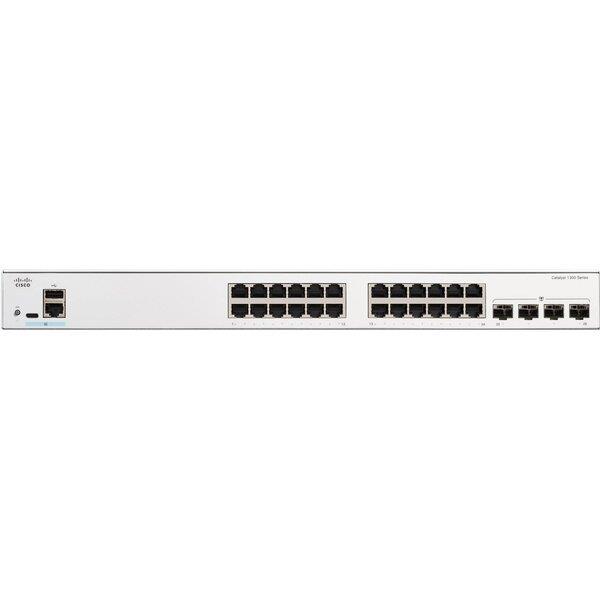 Комутатор Cisco Catalyst 1300 24-port GE, PoE, 4x1G SFP