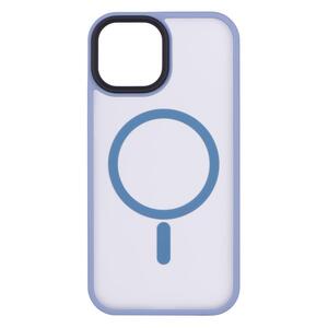 Чохол 2Е Basic Soft Touch MagSafe Cover для Apple iPhone 15 Light Blue 2E-IPH-15-OCLS-LB