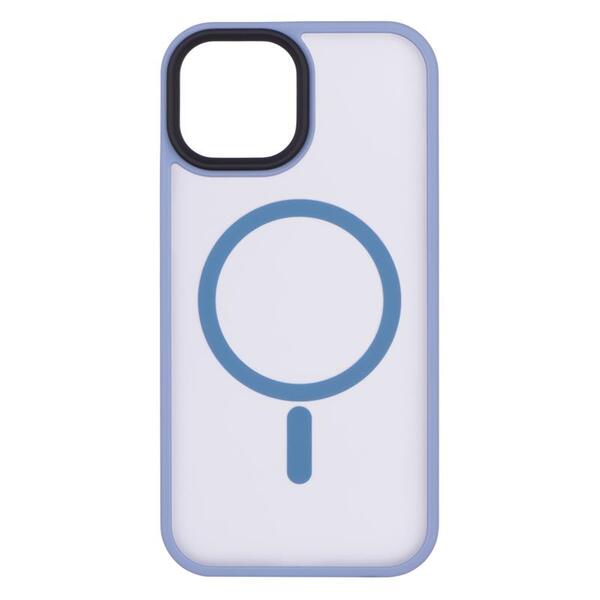Чохол 2Е Basic Soft Touch MagSafe Cover для Apple iPhone 15 Light Blue 2E-IPH-15-OCLS-LB