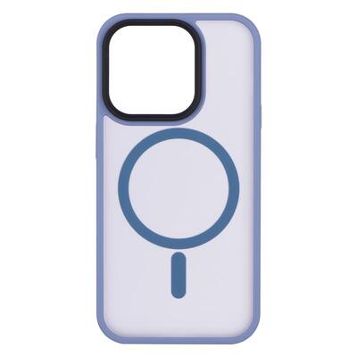 Чохол 2Е Basic для Apple iPhone 15 Pro , Soft Touch MagSafe Cover, Light Blue (2E-IPH-15PR-OCLS-LB)