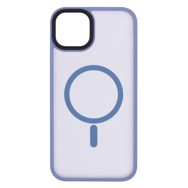 Чохол 2Е Basic Soft Touch MagSafe Cover для Apple iPhone 15 Plus Light Blue 2E-IPH-15PRM-OCLS-BL