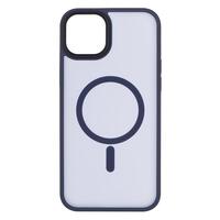 Чохол 2Е Basic для Apple iPhone 15 Plus, Soft Touch MagSafe Cover, Dark Blue (2E-IPH-15PRM-OCLS-DL)