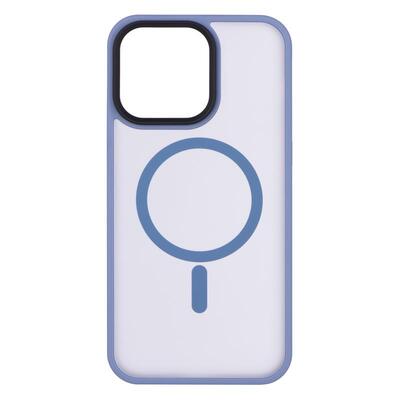 Чехол 2Е Basic для Apple iPhone 15 Pro Max, Soft Touch MagSafe Cover, Light Blue (2E-IPH-15U-OCLS-LB)